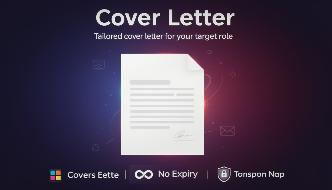 Cover Letter