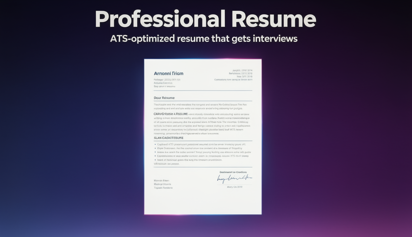 Professional Resume